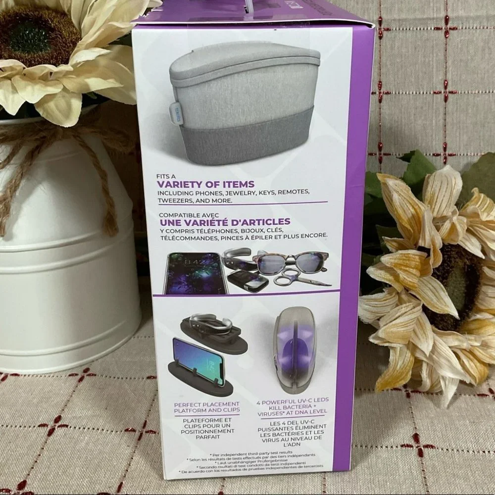 🦠 Homedics UV Clean Portable Sanitizer Bag Kills Bacteria & Viruses New - Picture 3 of 4